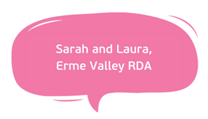 Sarah and Laura, Erme Valley RDA