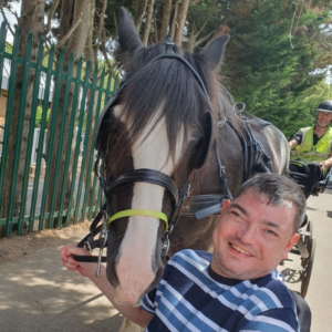 Sam, Equine of the Year with Participant Lewis