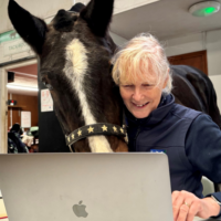 Glynis with her horse