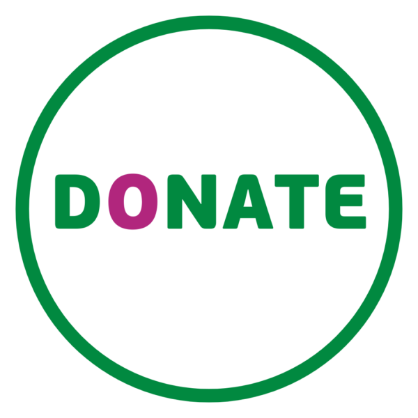 Donate icon in a circle