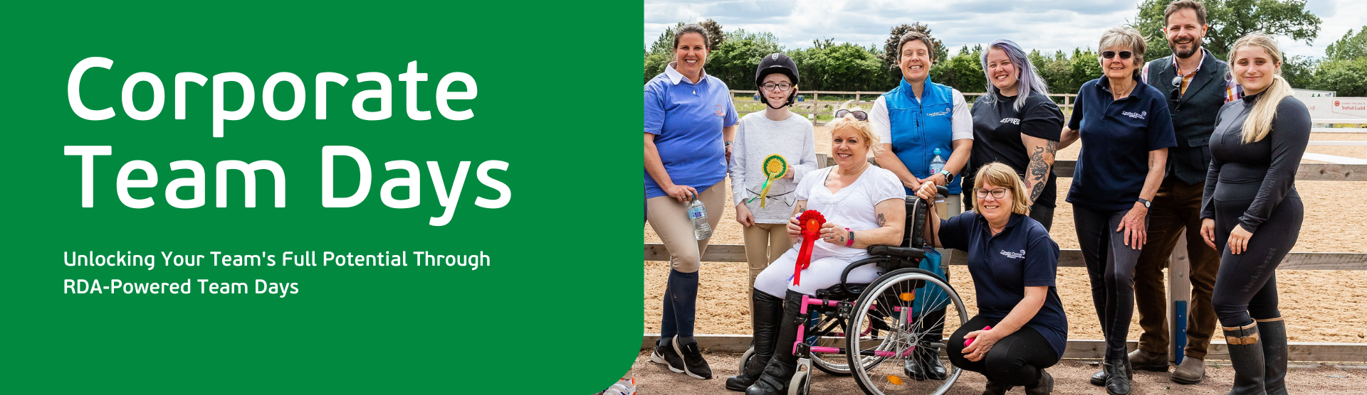 Corporate Team Days - Riding for the Disabled Association (RDA)