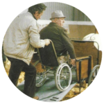 Untitled design - 2025-04-25T141334.153 Participant in a wheelchair going onto a carriage