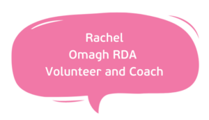 Rachel, Omagh RDA Volunteer and Coach
