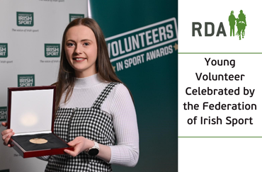 Young Volunteer Celebrated by the Federation of Irish Sport.